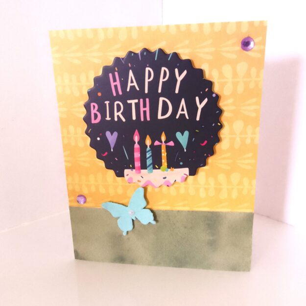 C63 Happy Birthday A2 greeting card