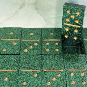 Emerald City Resin Domino Set