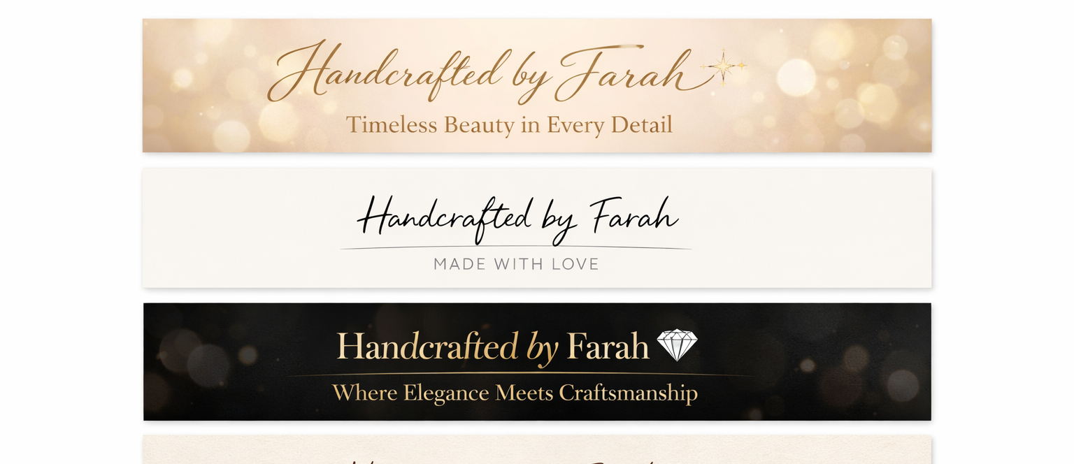 Handcrafted by Farah