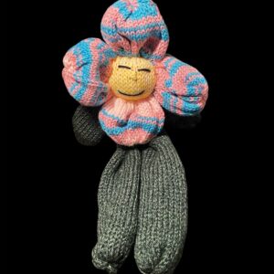 Handmade Knitted Lovey Doll: Soft Yarn Rag Doll